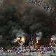 Illustration for article titled Yes, This Is A Normal Thing For A Soccer Crowd To Look Like